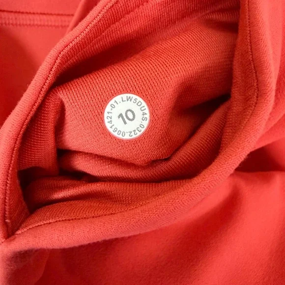 Lululemon Align High Rise Pocket Leggings Coral/Orange Size 10 Like New Active - Picture 6 of 10